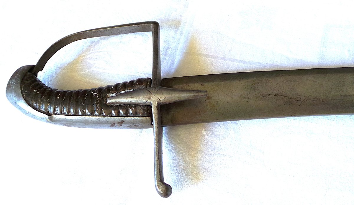 Hussar Saber - 18th Century - Austria-hungary - Circa 1750 - Iron Hilt-photo-2