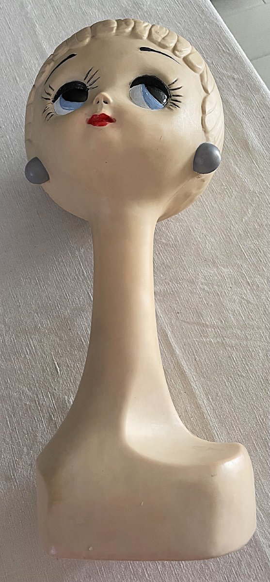MAROTTE " TWIGGY " TETE A CHAPEAU - CIRCA 1960/1970 -photo-4