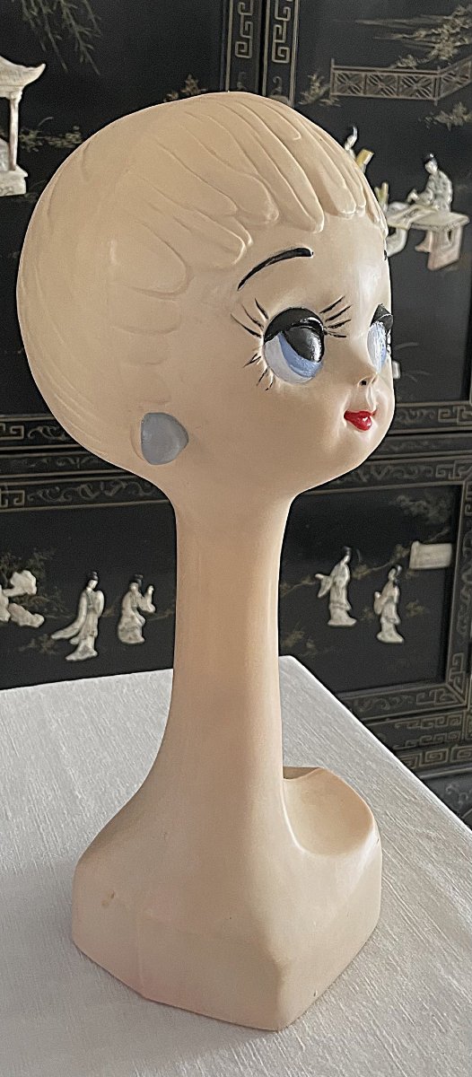 MAROTTE " TWIGGY " TETE A CHAPEAU - CIRCA 1960/1970 