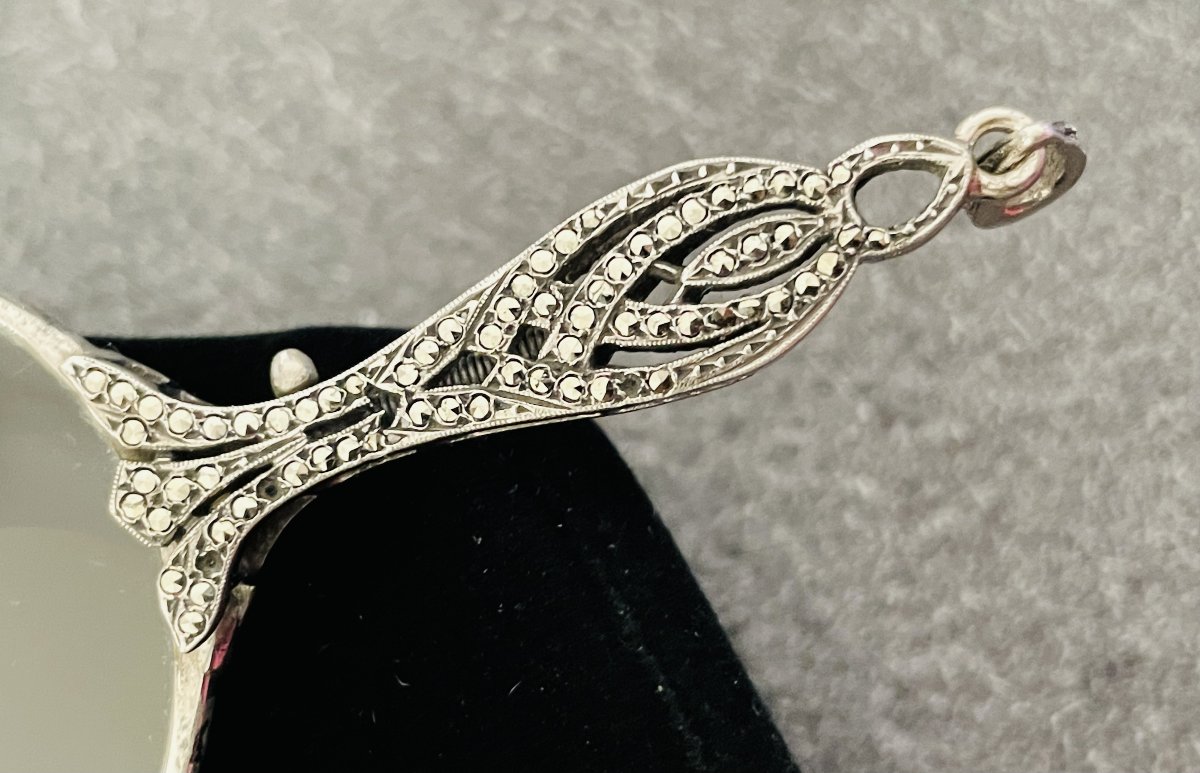 Art Deco Bicycles - Silver And Marcasite - Circa 1920- -photo-2