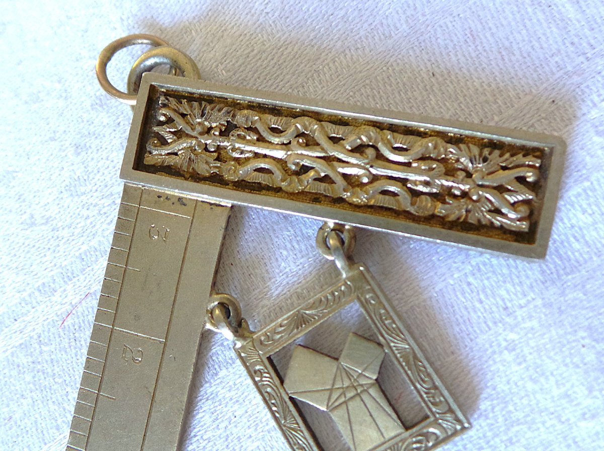 Silver Master's Pass Jewel Dated 1906 -photo-2