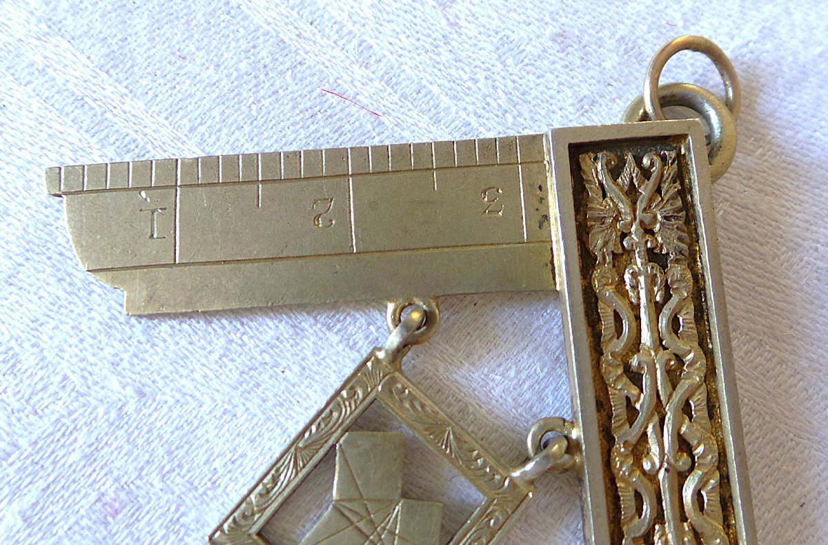 Silver Master's Pass Jewel Dated 1906 -photo-4