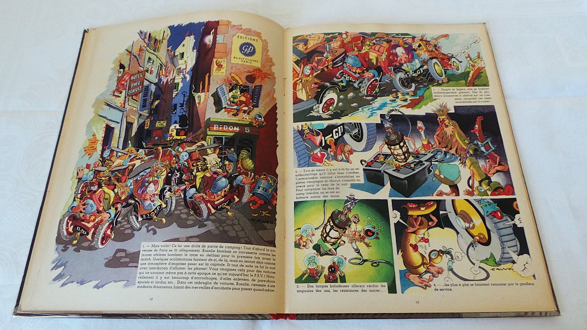 " LES AVENTURES DE ROSALIE "  CALVO - 1946 - EDT - PARIS - GP - LA PHOTOLITH -VERSION ORIGINALE-photo-1
