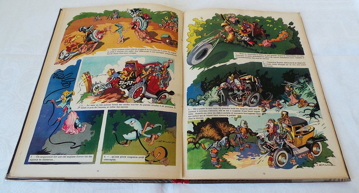 " LES AVENTURES DE ROSALIE "  CALVO - 1946 - EDT - PARIS - GP - LA PHOTOLITH -VERSION ORIGINALE-photo-2