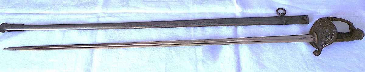 "vincennes Hunters" Officer's Saber, Model 1838. 19th Century -photo-2