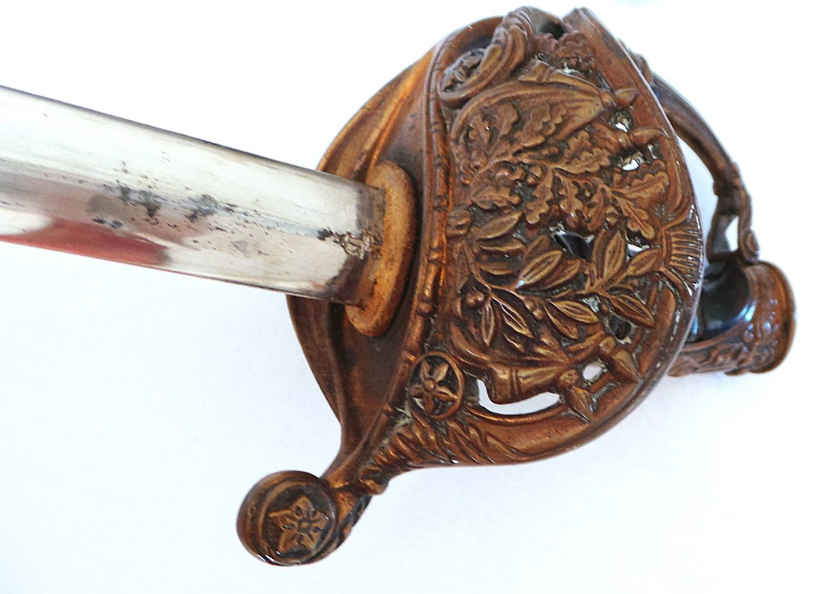 "vincennes Hunters" Officer's Saber, Model 1838. 19th Century -photo-3