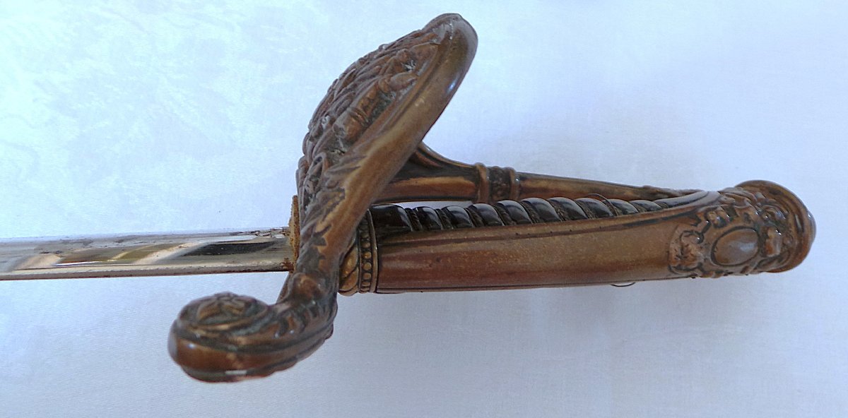 "vincennes Hunters" Officer's Saber, Model 1838. 19th Century -photo-1