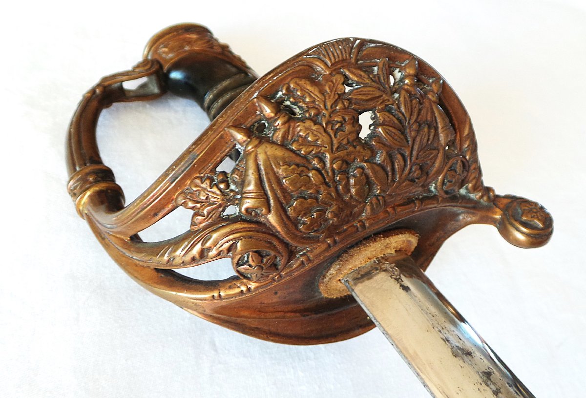 "vincennes Hunters" Officer's Saber, Model 1838. 19th Century -photo-6