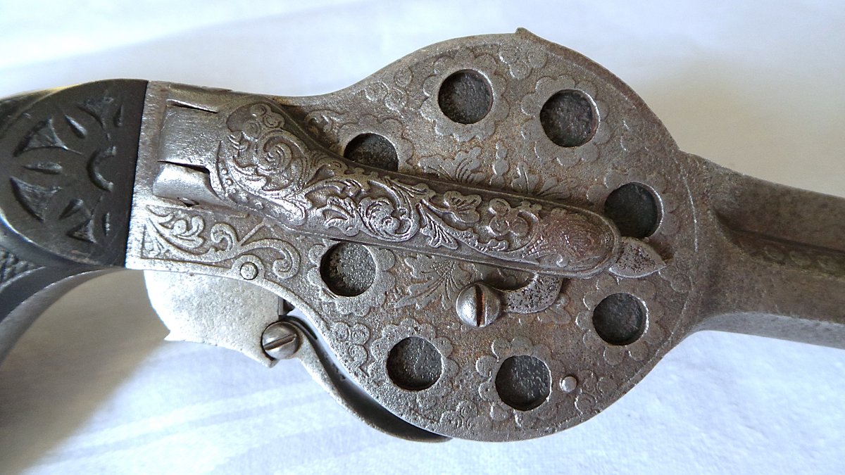 Rotovolver Revolver - Patent 1865 - "noel & Gouery" - 10-shot - 7.5 Mm Caliber - Second Empire-photo-8
