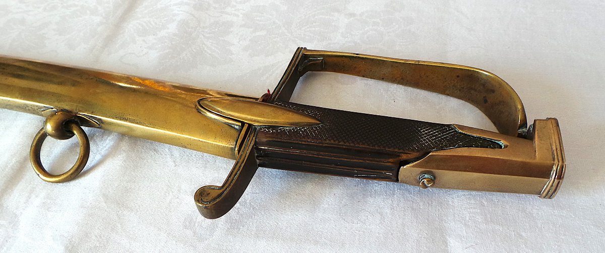 SABRE D OFFICIER DE HUSSARD -EPOQUE CONSULAT - XVIII°-photo-1