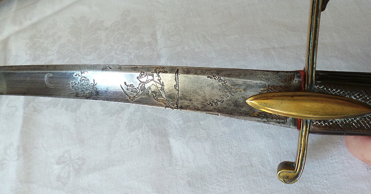 SABRE D OFFICIER DE HUSSARD -EPOQUE CONSULAT - XVIII°-photo-2