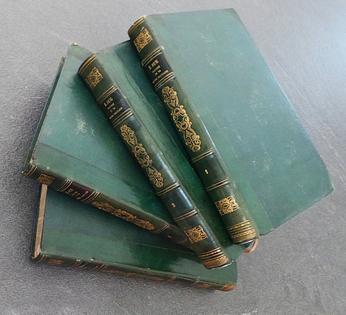 History Of The French Navy—eugene Sue—1835—edited By Felix Bonnaire—volumes 1, 2, 4, 5—-photo-2