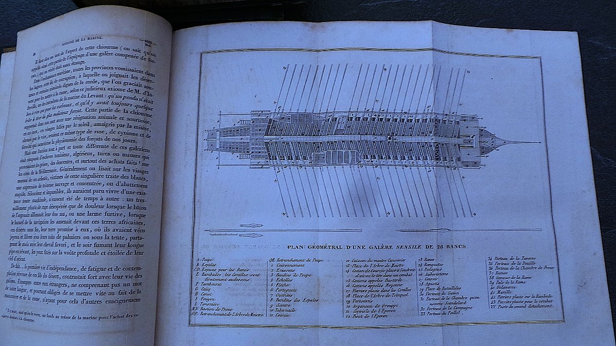 History Of The French Navy—eugene Sue—1835—edited By Felix Bonnaire—volumes 1, 2, 4, 5—-photo-6