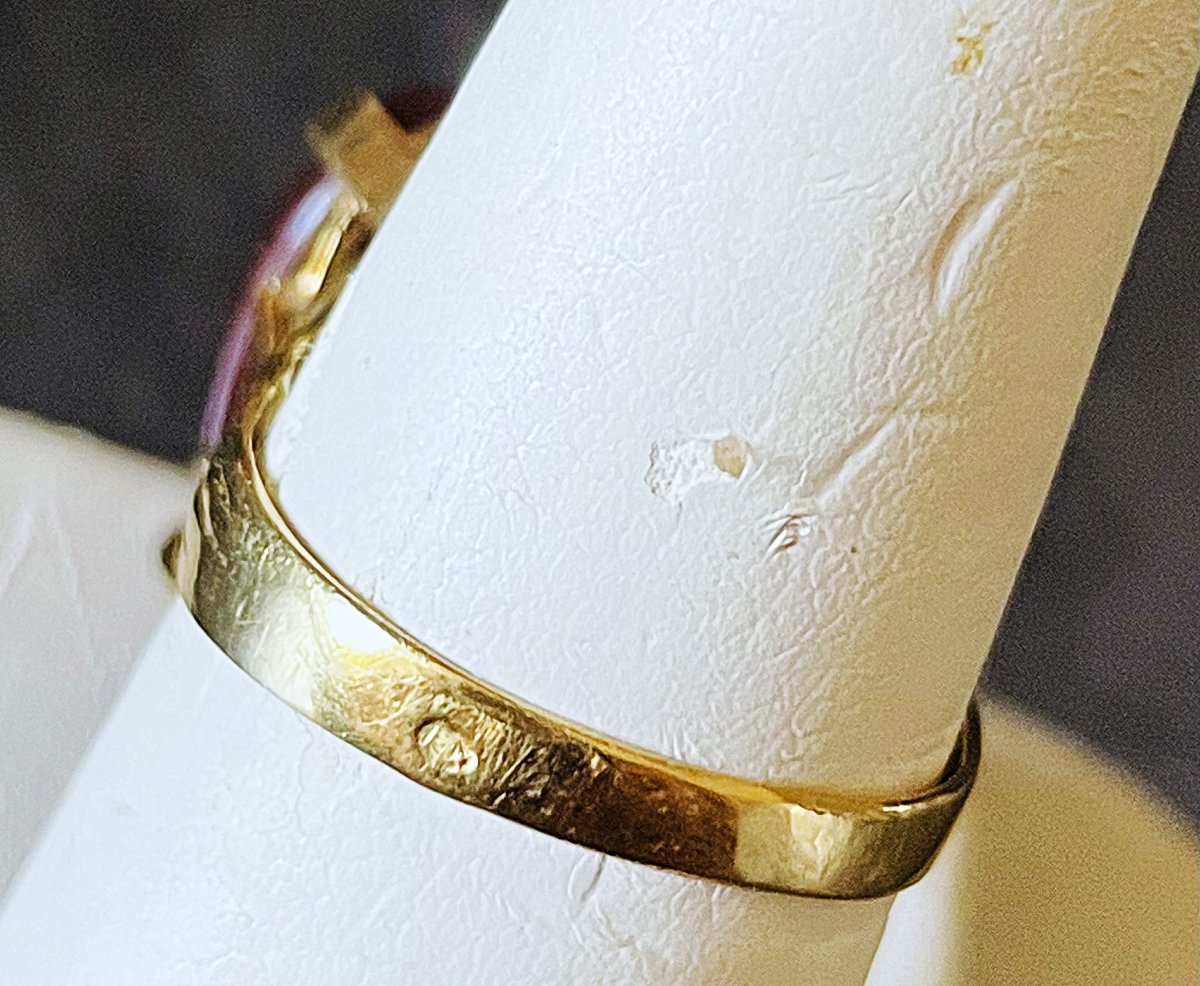 18k Gold Ring - Agate Came - Muse Erato - Victorian Era - 19th Century-photo-2