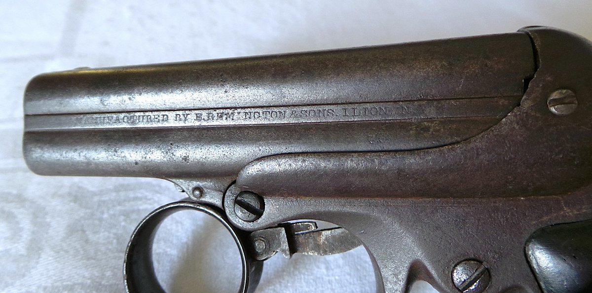 Remington "elliot Deringer" Pistol, New No. 2 - Cal. 32rf - 4 Barrels - Patent 1861--photo-1