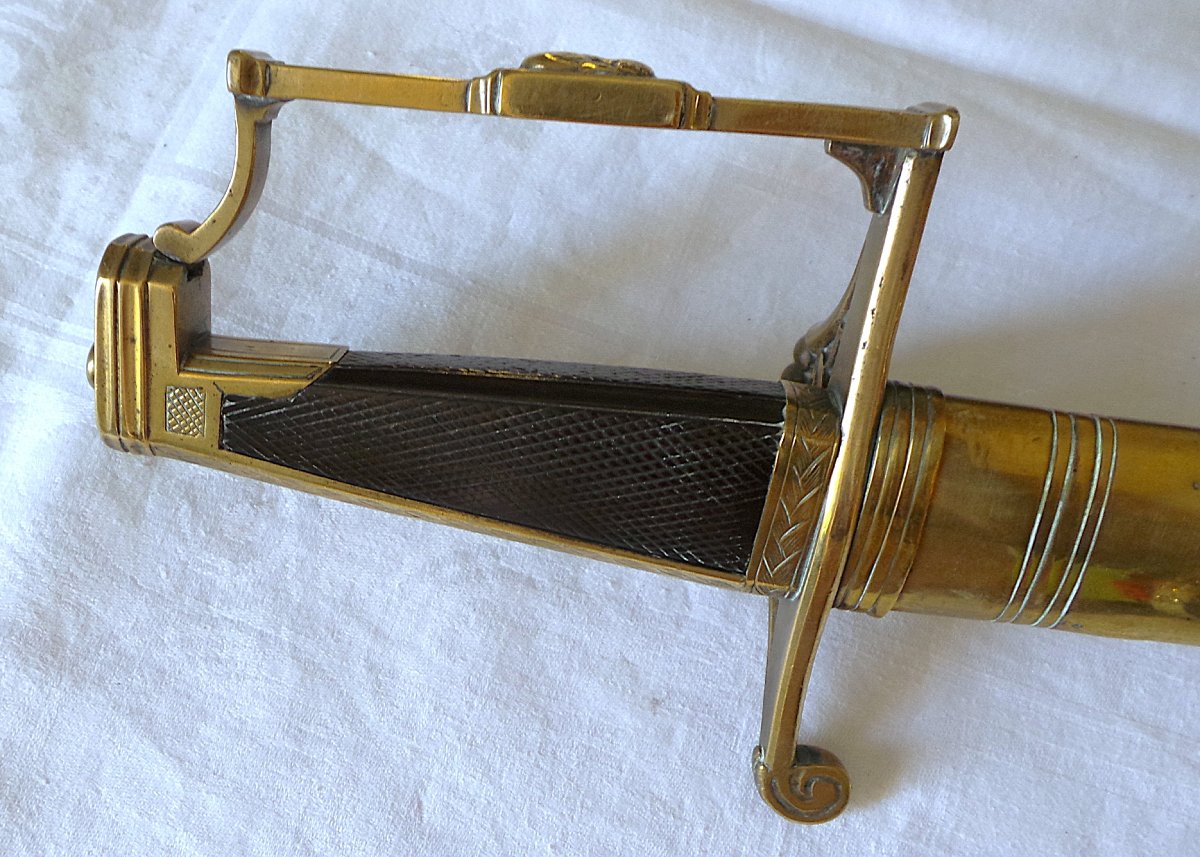 Officer's Saber From The 8th Infantry Regiment — Directory–consulate Period — 18th Century-photo-2