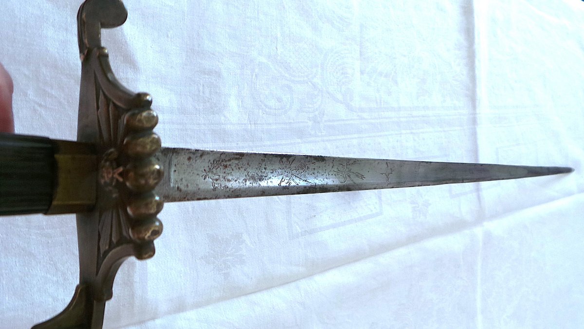 EPEE D OFFICIER -DRAGON - CHASSEUR A CHEVAL -EPOQUE - CONSULAT -1ER EMPIRE - 1799 - 1814 - -photo-4