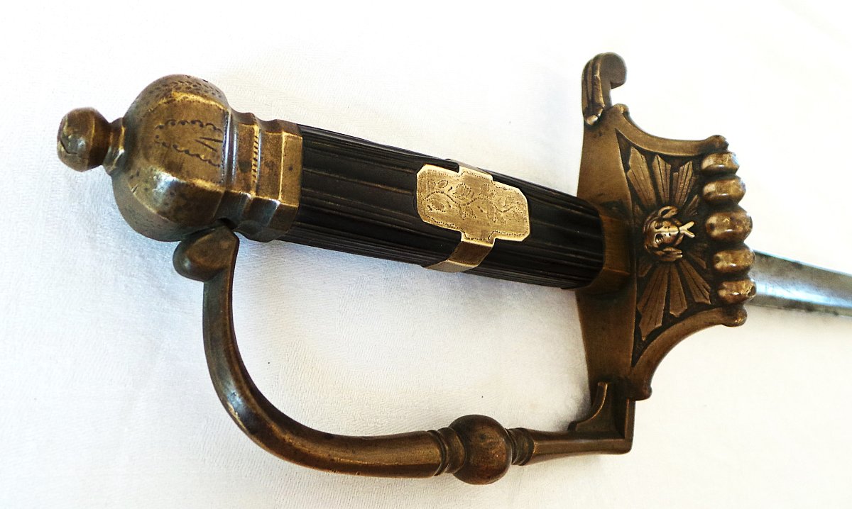 EPEE D OFFICIER -DRAGON - CHASSEUR A CHEVAL -EPOQUE - CONSULAT -1ER EMPIRE - 1799 - 1814 - 