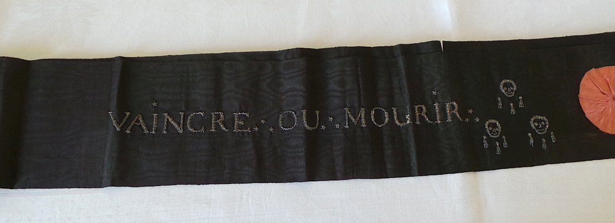 Elected Official's Cord - Conquer Or Die - 3 Cranes - 9 Tears - Jewelry - 19th–20th Centuries-photo-4