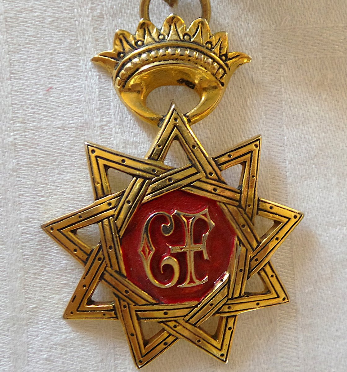 SAUTOIR -BIJOU DE CONSEILLER FEDERAL DE LA GRANDE LOGE DE FRANCE --photo-4