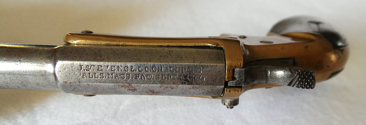 PISTOLET " STEVENS-USA-1864 " XIX°-photo-4