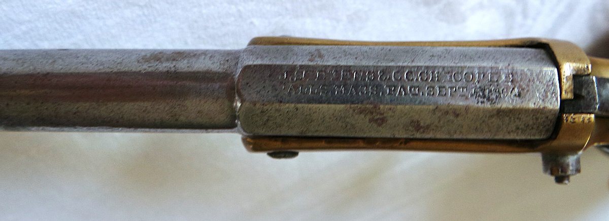 PISTOLET " STEVENS-USA-1864 " XIX°-photo-5