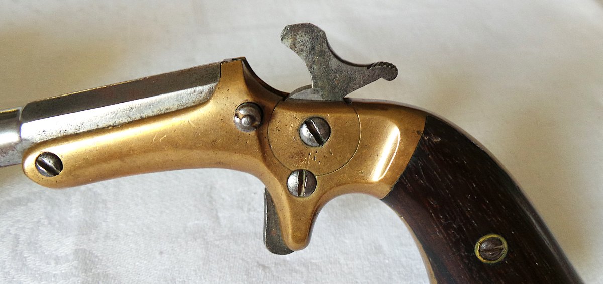 PISTOLET " STEVENS-USA-1864 " XIX°-photo-6