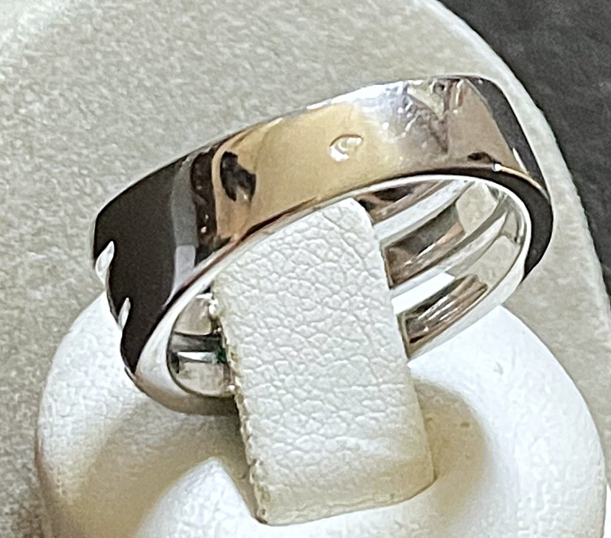 BAGUE OR GRIS 18K - EMERAUDES & DIAMANTS - XX°-photo-1