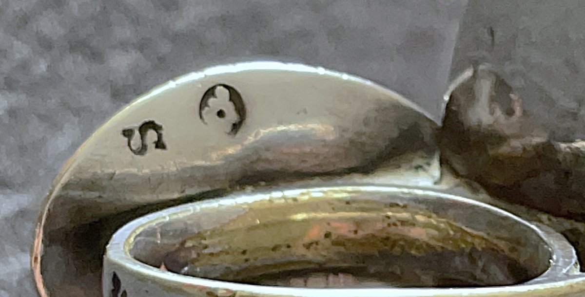 Maconnique Wine Glass - Ribbing And Dots - Decoration Featuring A Second Supervisor & The Initials "h.r." 1859 - 19th Century-photo-3