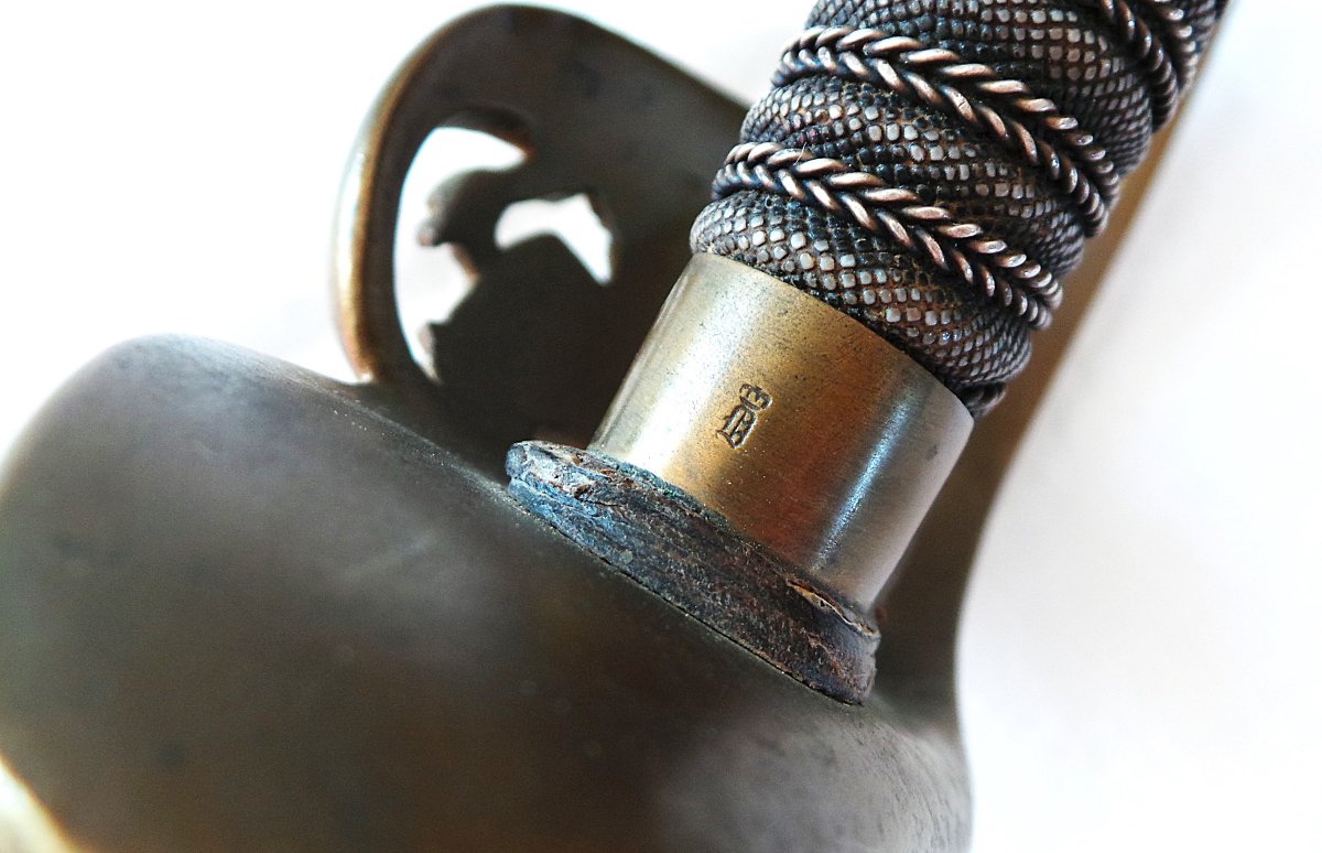 SABRE D OFFICIER PRUSSIEN D INFANTERIE AUX ARMES DE GUILLAUME 2-photo-3