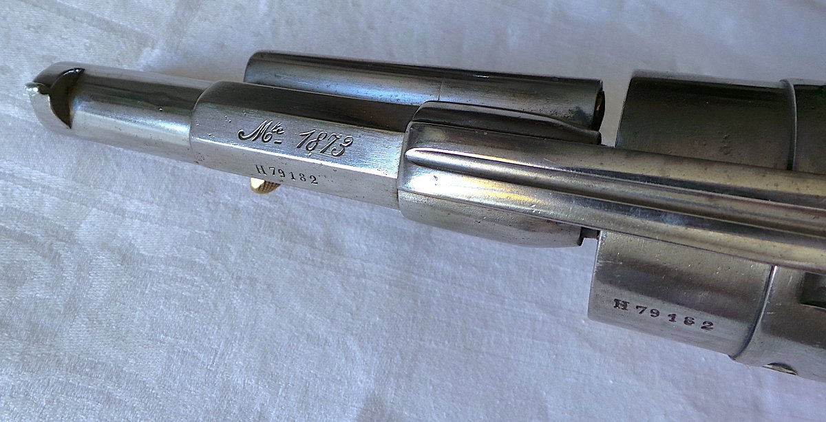 REVOLVER CHAMELOT-DELVIGNE D  ORDONNANCE - MODELE 1873- XIX°-photo-1
