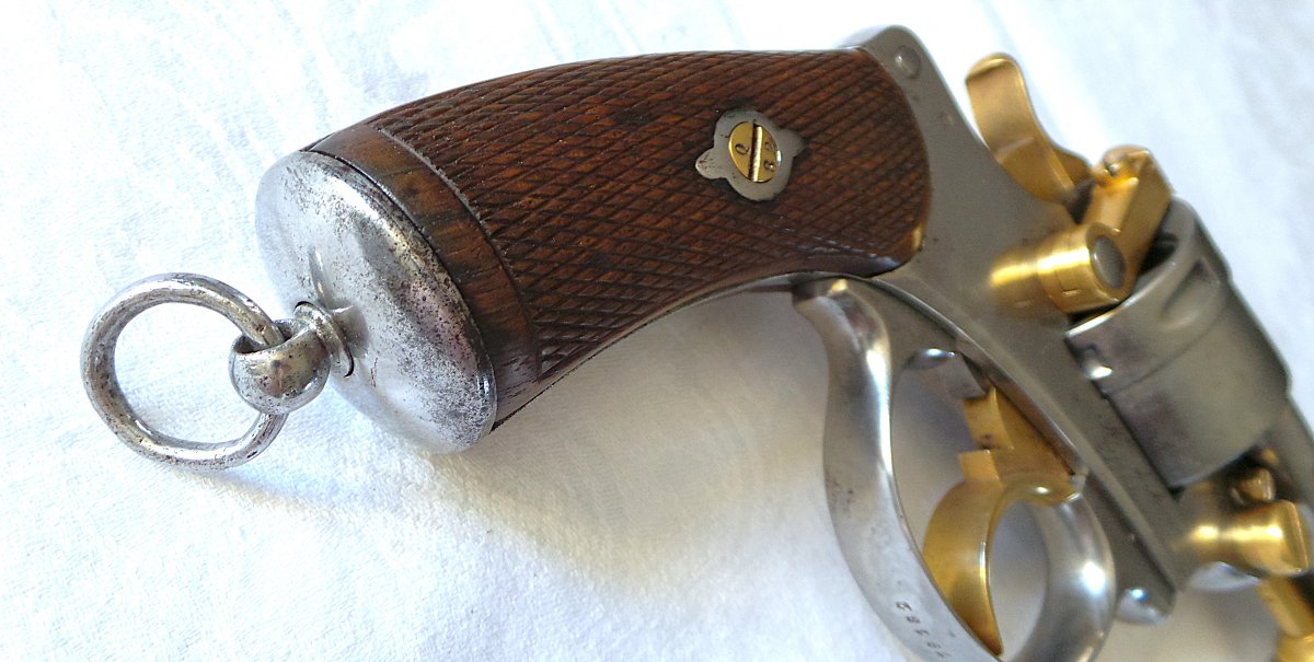 REVOLVER CHAMELOT-DELVIGNE D  ORDONNANCE - MODELE 1873- XIX°-photo-2