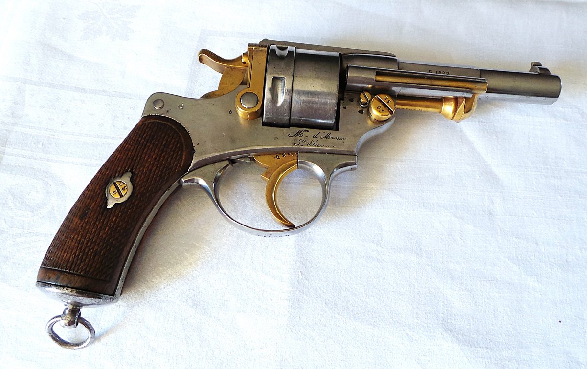 REVOLVER CHAMELOT-DELVIGNE D  ORDONNANCE - MODELE 1873- XIX°