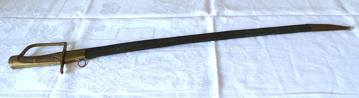 SABRE OFFICIER CHASSEUR A CHEVAL - LOUIS XVI - ( 1774 - 1789 ) - XVIII°-photo-2