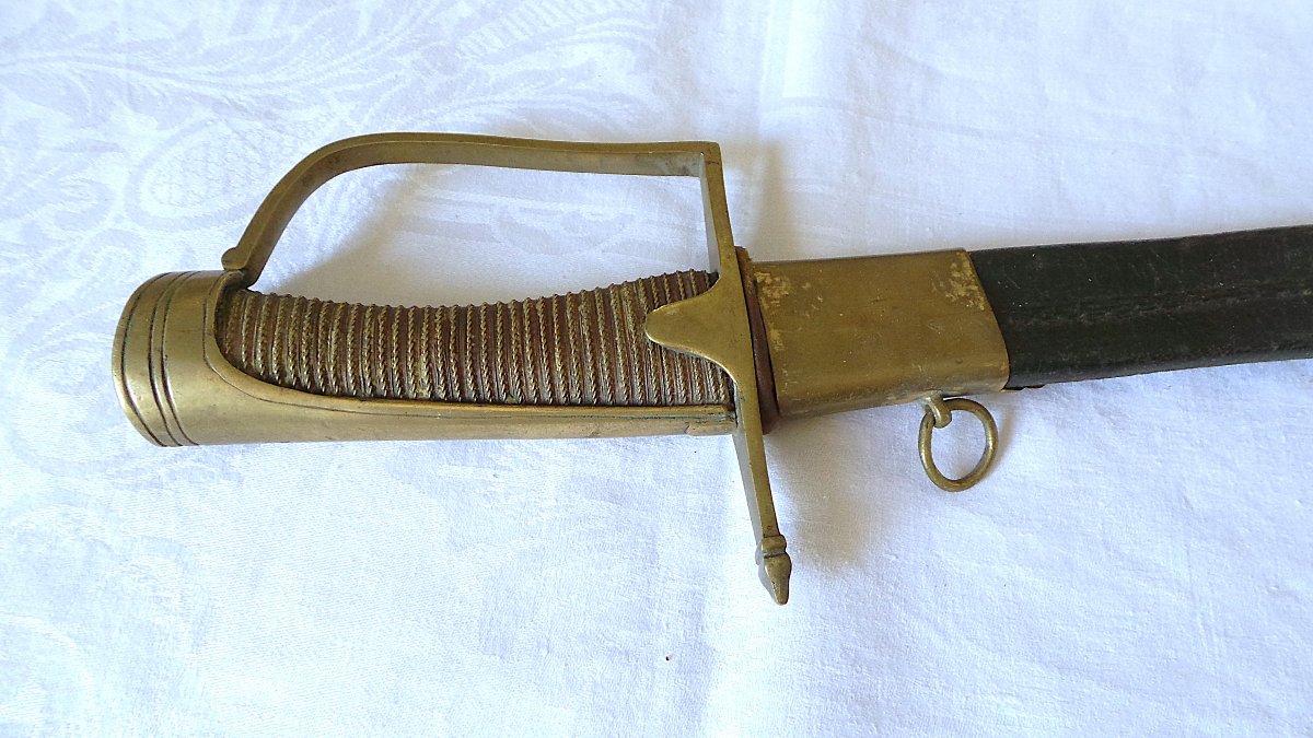SABRE OFFICIER CHASSEUR A CHEVAL - LOUIS XVI - ( 1774 - 1789 ) - XVIII°-photo-3