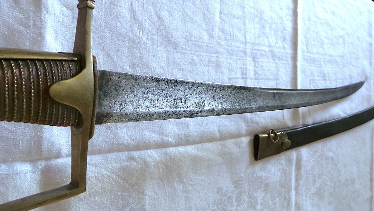 SABRE OFFICIER CHASSEUR A CHEVAL - LOUIS XVI - ( 1774 - 1789 ) - XVIII°-photo-2