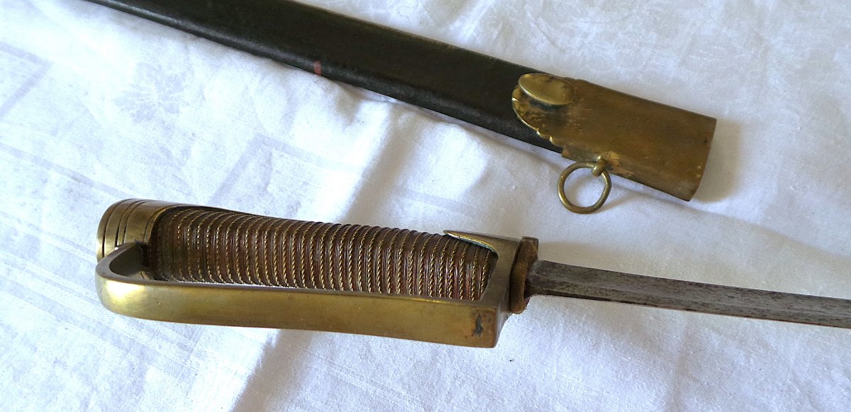 SABRE OFFICIER CHASSEUR A CHEVAL - LOUIS XVI - ( 1774 - 1789 ) - XVIII°-photo-5
