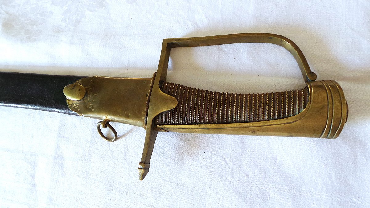 SABRE OFFICIER CHASSEUR A CHEVAL - LOUIS XVI - ( 1774 - 1789 ) - XVIII°-photo-7