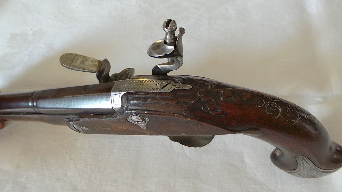 PISTOLET SILEX - LOUIS XV - LOUIS XVI - XVIII°-photo-5