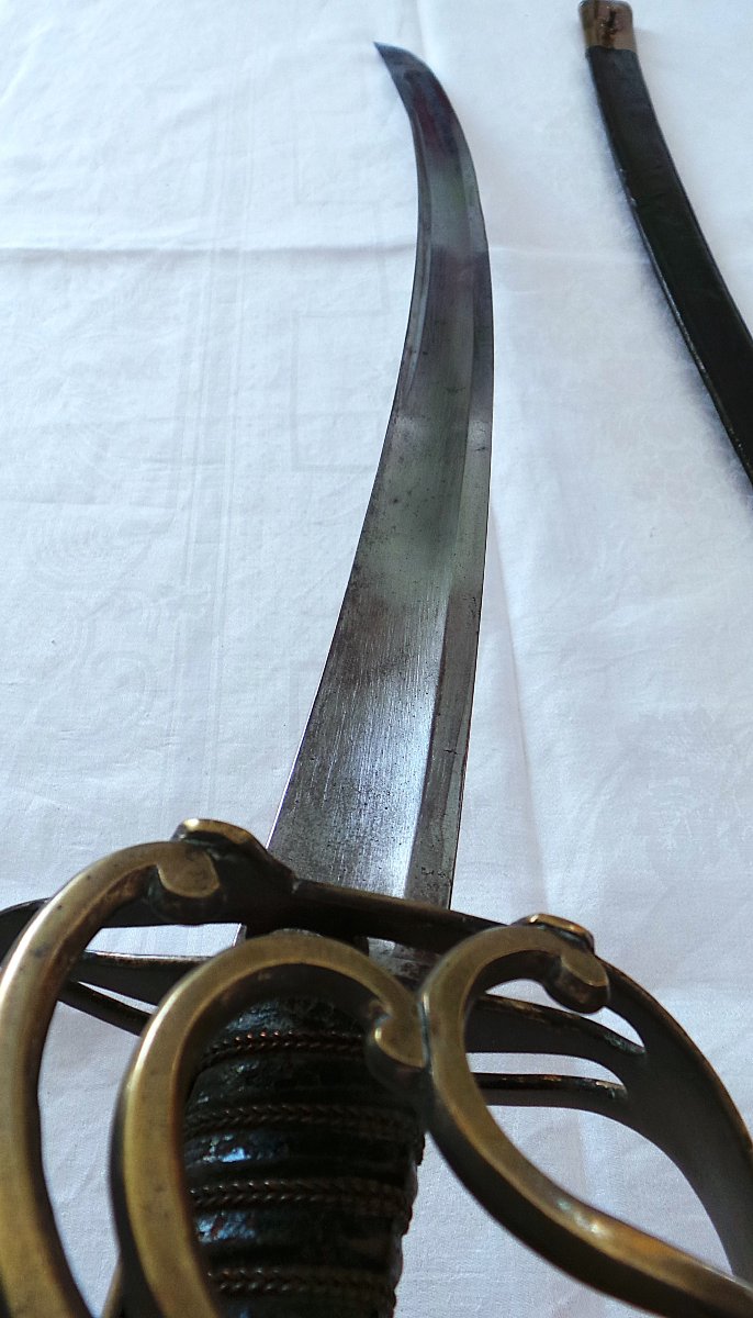 Infantry Officer's Saber, Known As The "mineur" - Louis XVI Era - 18th Century-photo-5