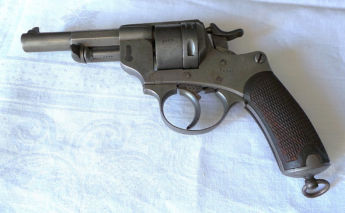 1873 Navy Revolver—"chamelot & Delvigne"—manu—st-etienne—sa & Da—19th Century-photo-2