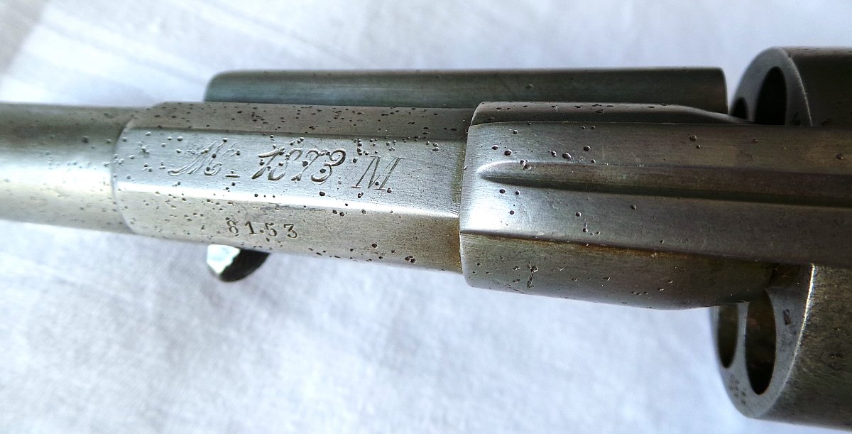 1873 Navy Revolver—"chamelot & Delvigne"—manu—st-etienne—sa & Da—19th Century-photo-3