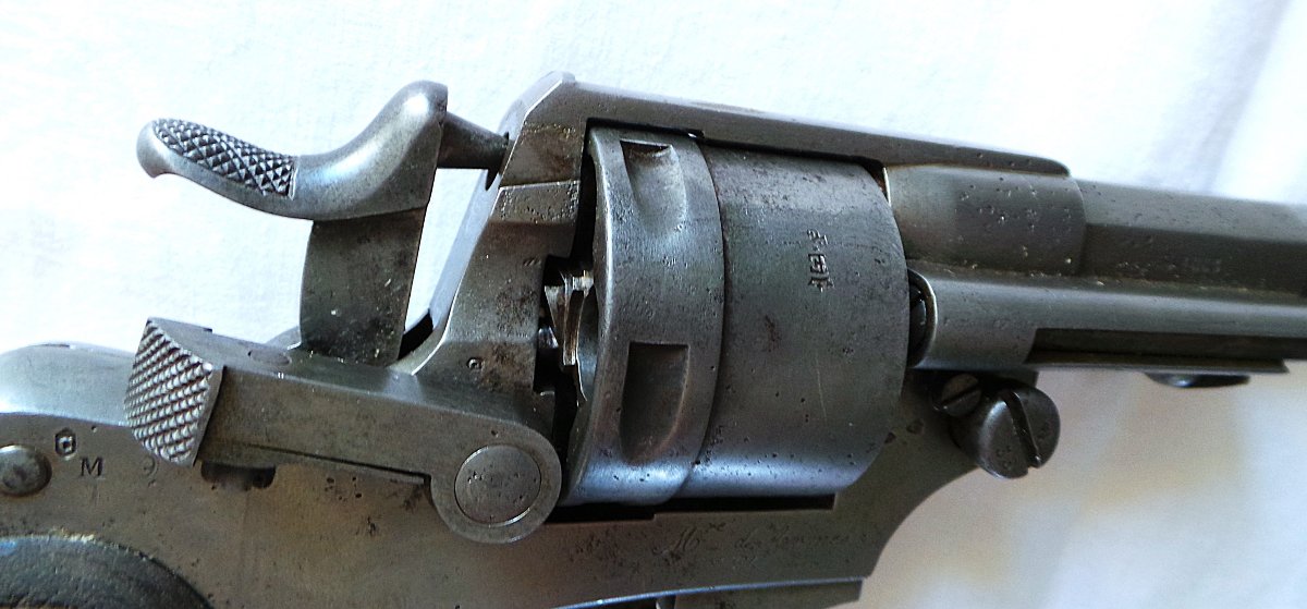 1873 Navy Revolver—"chamelot & Delvigne"—manu—st-etienne—sa & Da—19th Century-photo-1