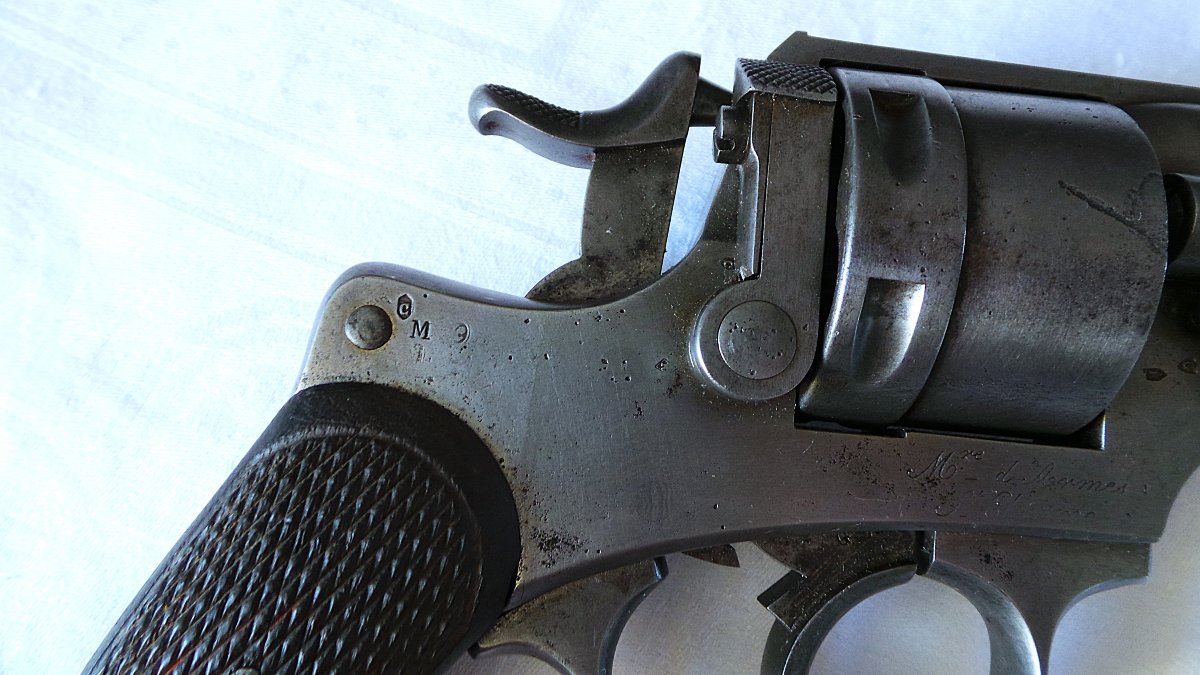 1873 Navy Revolver—"chamelot & Delvigne"—manu—st-etienne—sa & Da—19th Century-photo-2