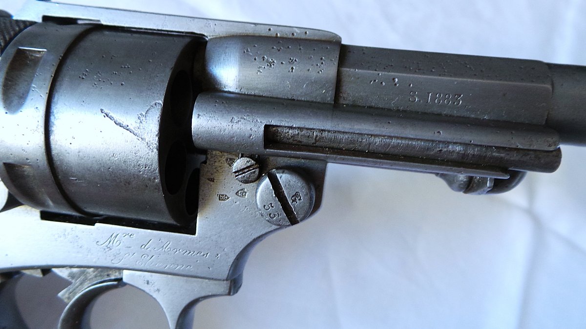 1873 Navy Revolver—"chamelot & Delvigne"—manu—st-etienne—sa & Da—19th Century-photo-3
