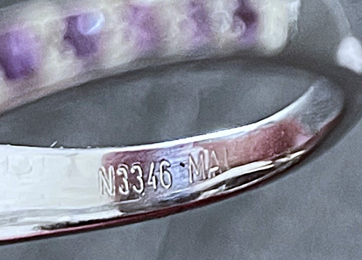 BAGUE MAUBOUSSIN " TELLEMENT SUBSTILE POUR TOI " OR 18K - AIGUE MARINE- SAPHIRS- DTS- AMETHYSTE-photo-3