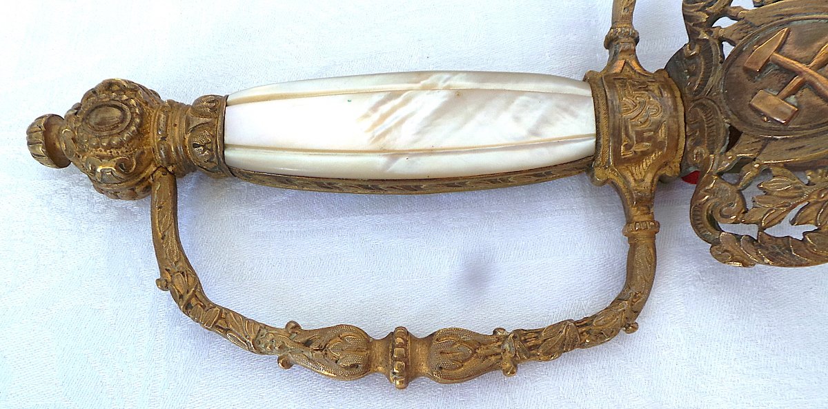Officer's Sword From The école Des Mines De Saint-étienne - Second Empire - 19th Century-photo-2
