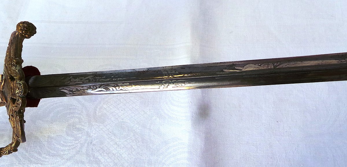 Officer's Sword From The école Des Mines De Saint-étienne - Second Empire - 19th Century-photo-6
