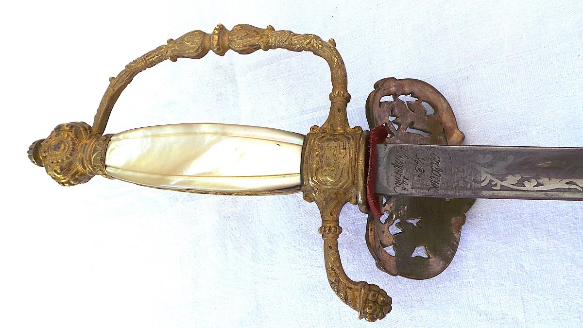 Officer's Sword From The école Des Mines De Saint-étienne - Second Empire - 19th Century-photo-7