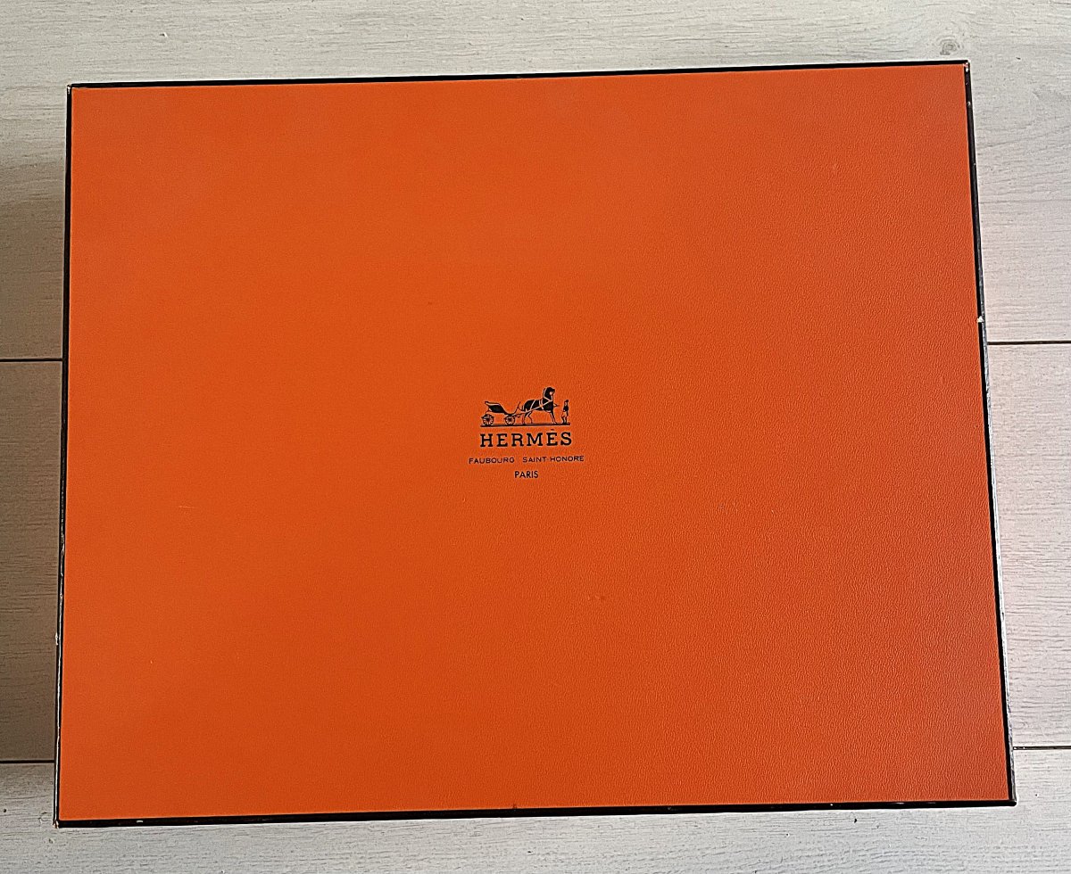 BOITE HERMES VIDE POUR SAC " KELLY " - XX°